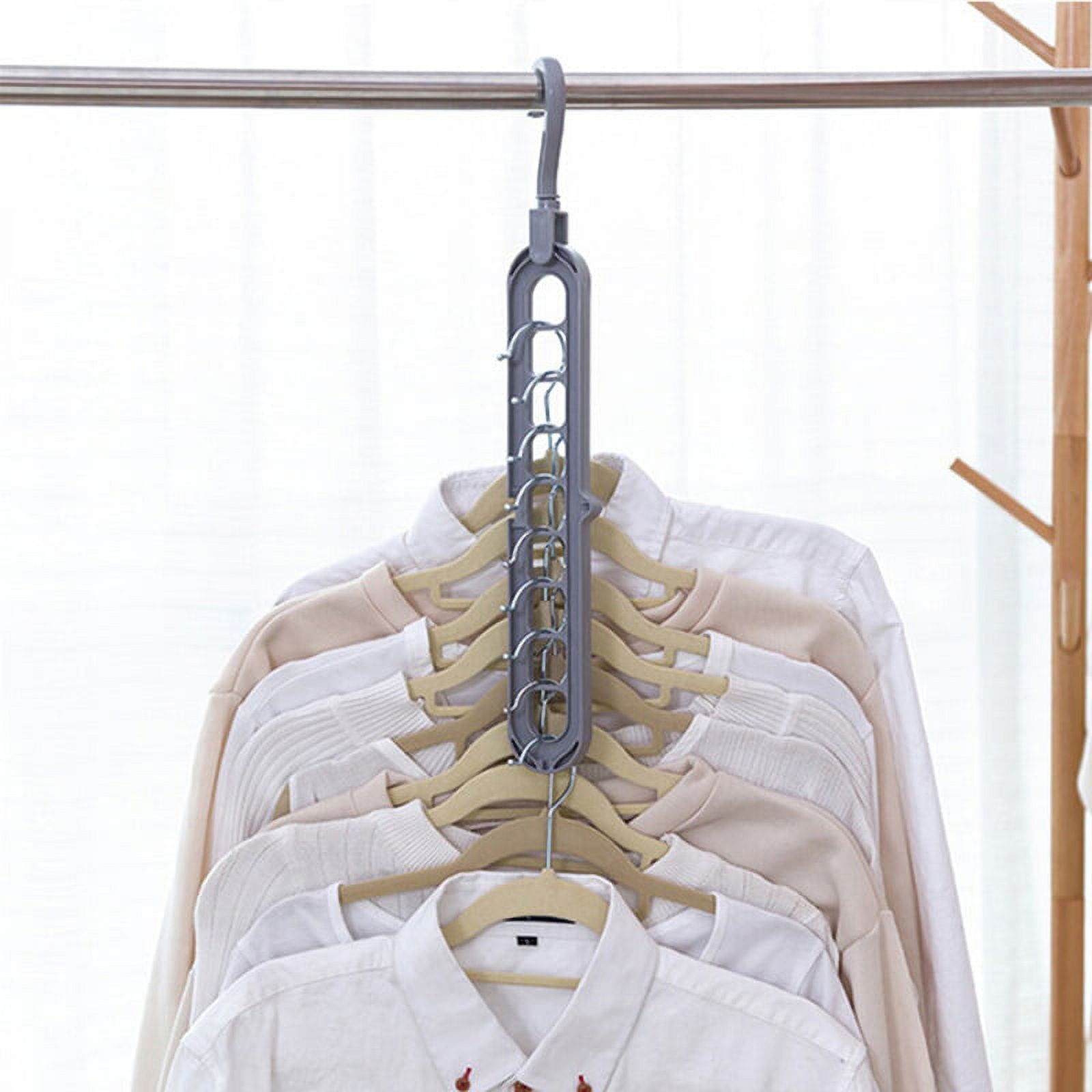 9 Holes Multifunction Clothes Hanger pack of 2
