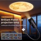 USB Plug-In 5V LED Projection Lamp