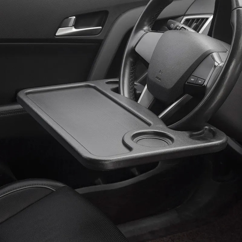 Car Steering Wheel Multi-Function Tray