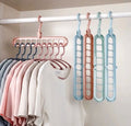9 Holes Multifunction Clothes Hanger pack of 2
