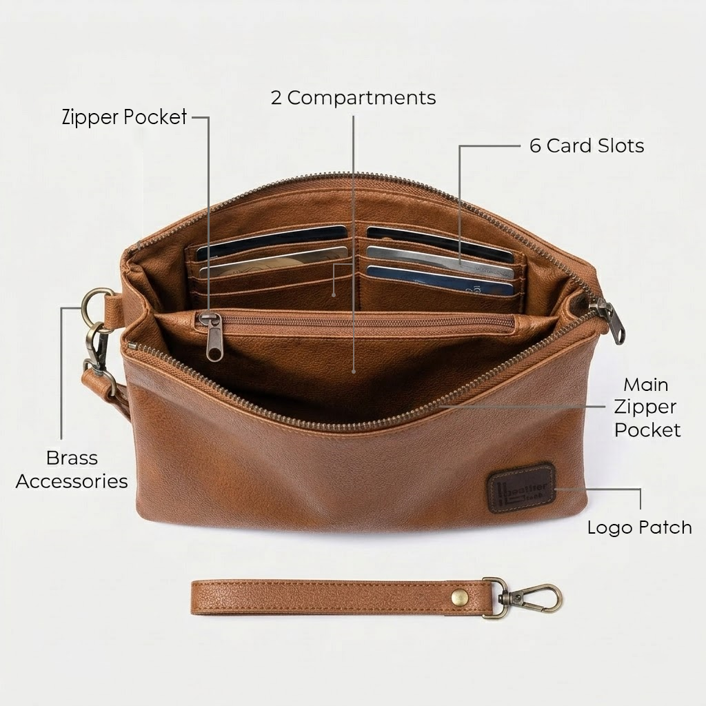 Classic Vintage Hand Clutch