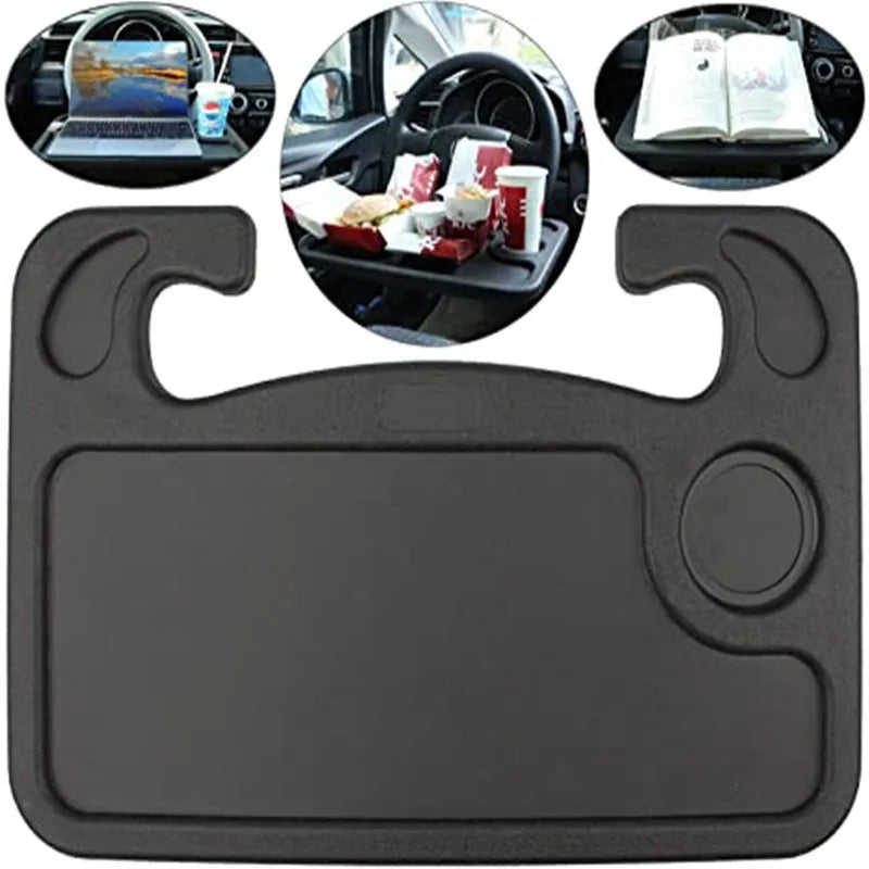Car Steering Wheel Multi-Function Tray
