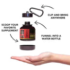 Gym Sports Protein Powder Bottle Keychain