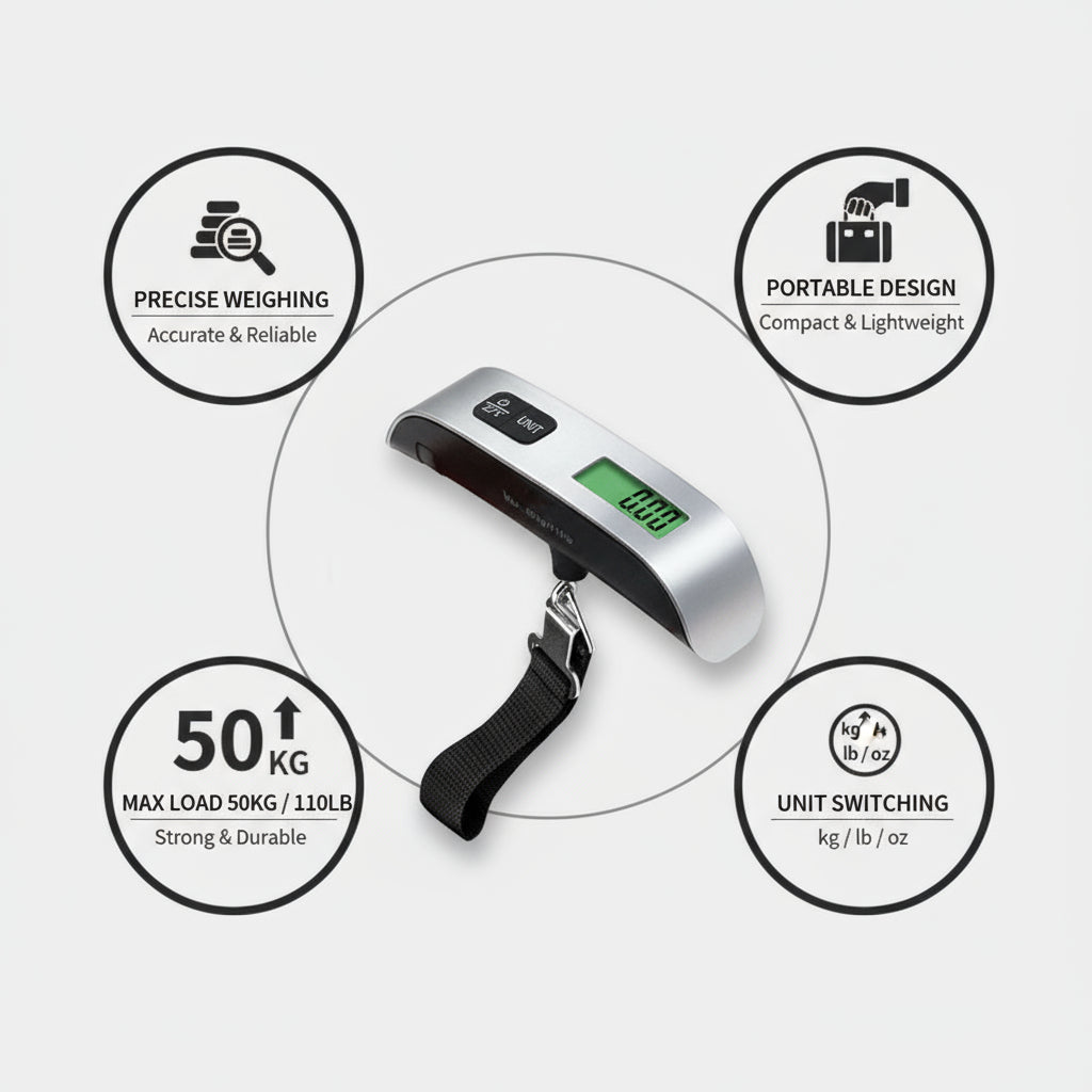 50 Kg Portable Hanging Digital Weighing Scale