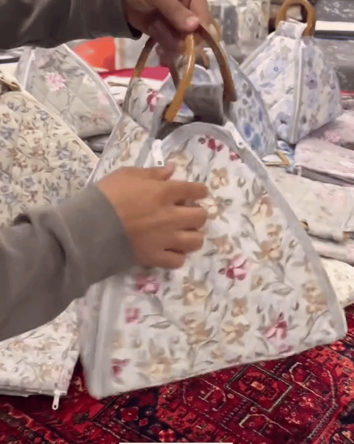 Fabric Picnic Pot Cover Bag