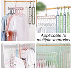 9 Holes Multifunction Clothes Hanger pack of 2