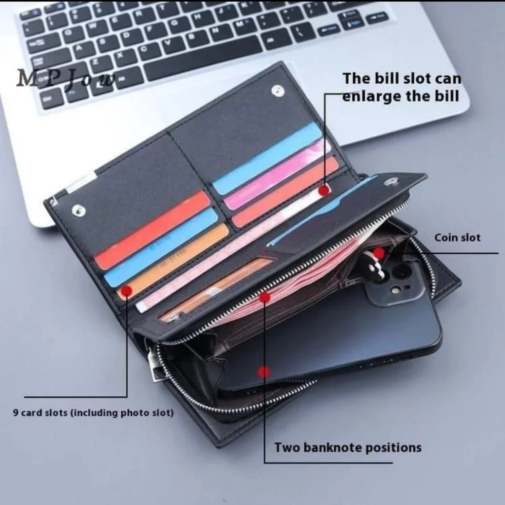 Baellerry Long Wallet for Men and Women
