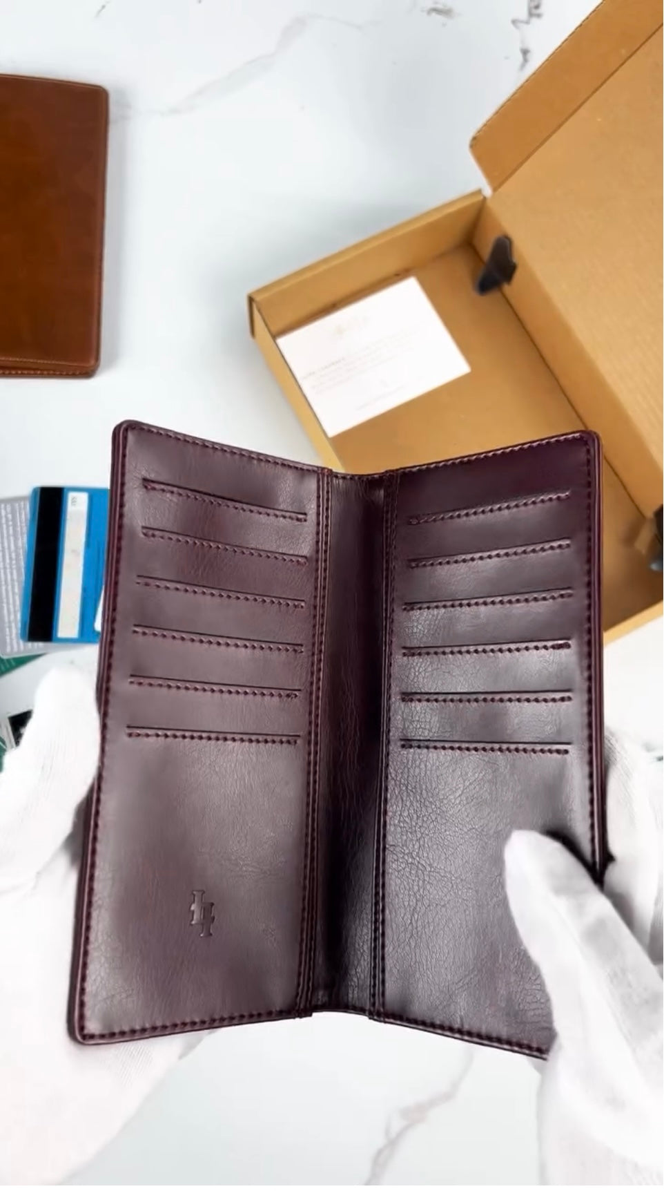 Luffy Leather Long Wallet for Men and Women