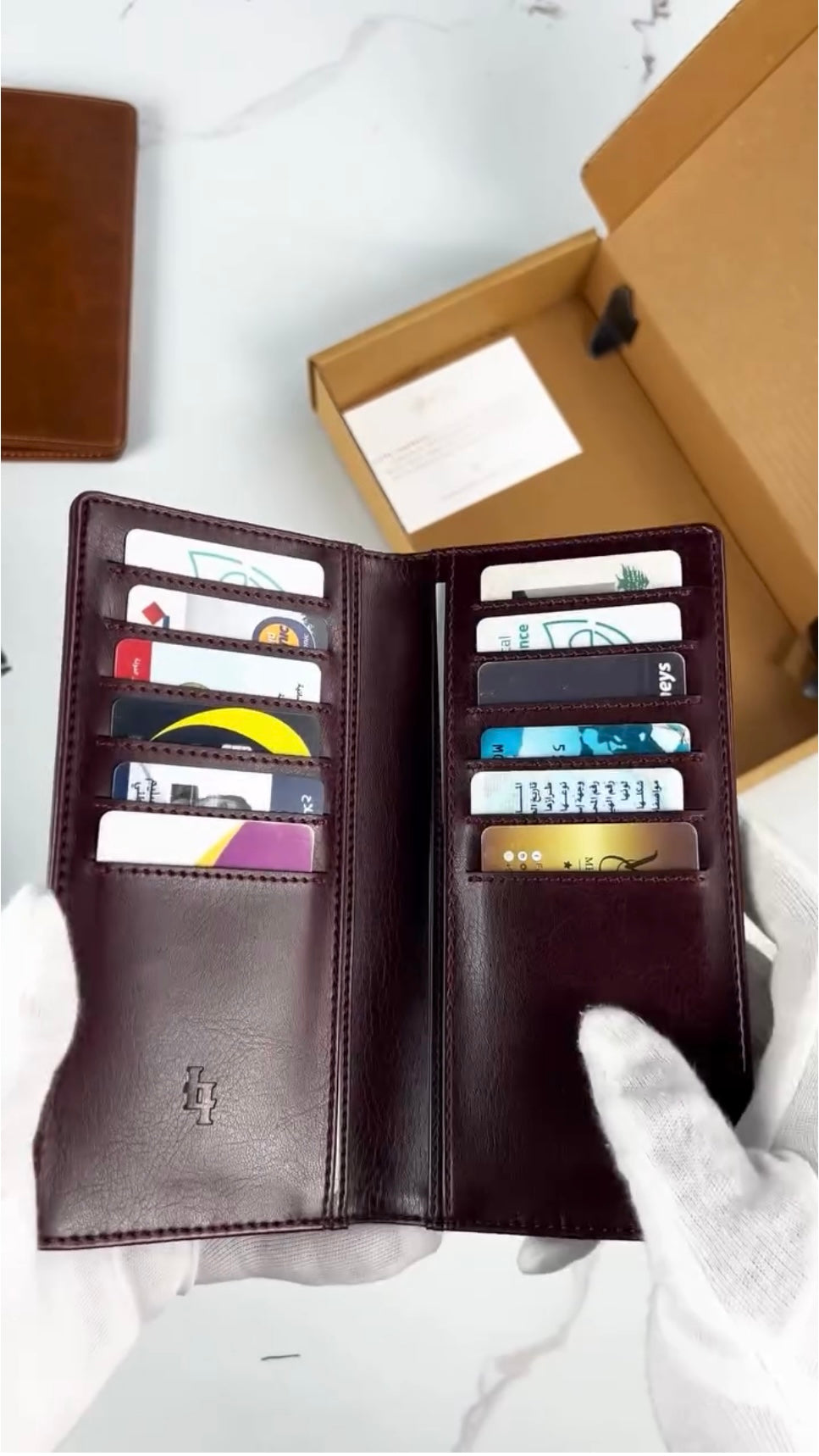 Luffy Leather Long Wallet for Men and Women