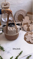 Floral Fabric Pot Cover