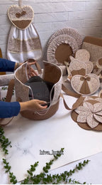 Floral Fabric Pot Cover