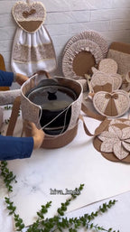 Floral Fabric Pot Cover