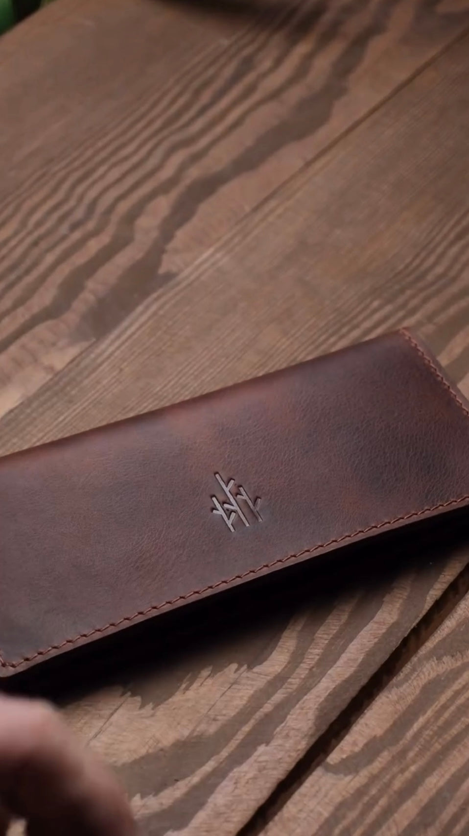 Premium Leather Long Wallet